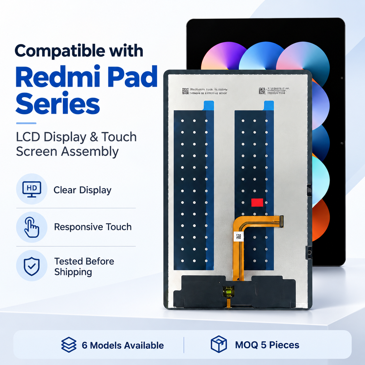 Compatible with Redmi Pad Series LCD Display Touch Screen Assembly,Panelix,Redmi Pad Screen Assembly Wholesale | Panelix