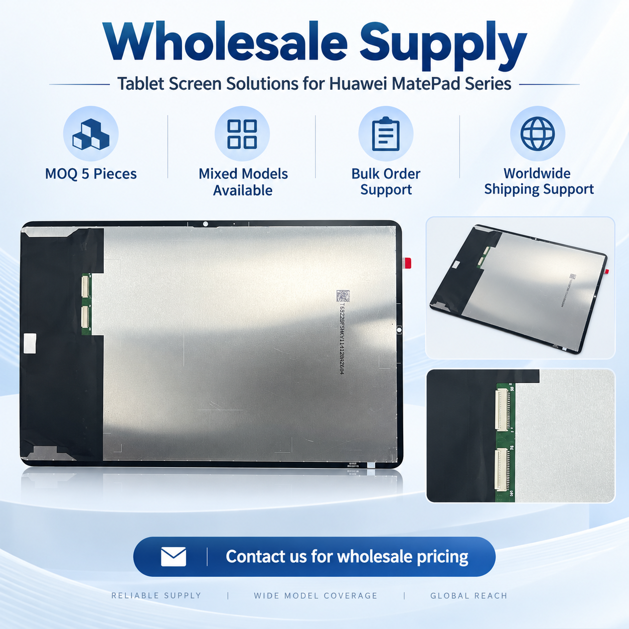 Huawei MatePad Tablet Screen Assembly LCD Touch Display,Panelix,Huawei MatePad Screen Assembly Wholesale | Panelix