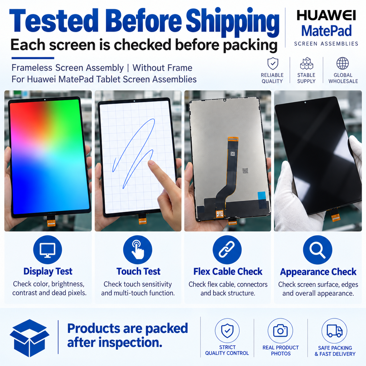 Compatible with Huawei MatePad Series Tablet Screen Assembly,Panelix,Huawei MatePad Screen Assembly