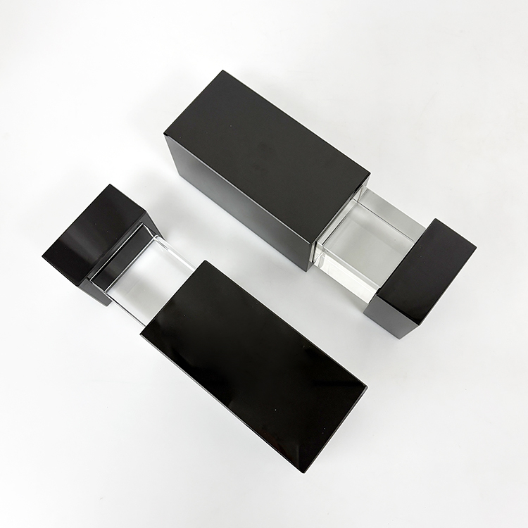 Black Clear Crystal Block Trophy Awards MH-LJ0958