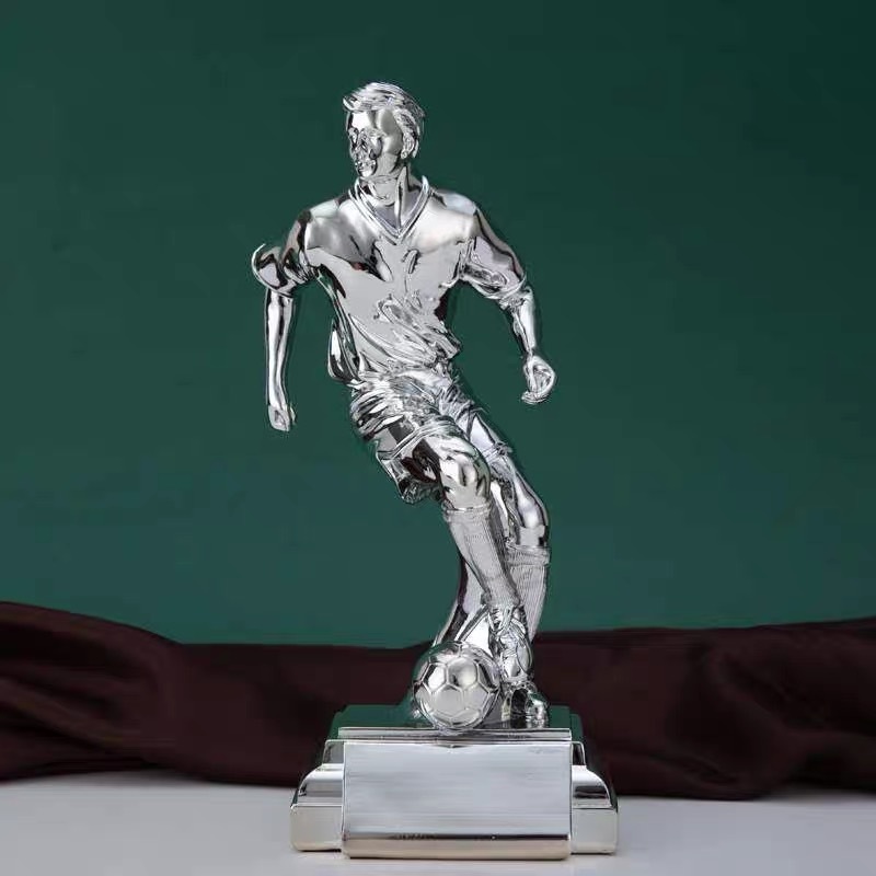 Golden Silver Bronze Resin Trophy Cup for Soccer and Football Game Champion Gift Trophy Cups  MH-LJ0943