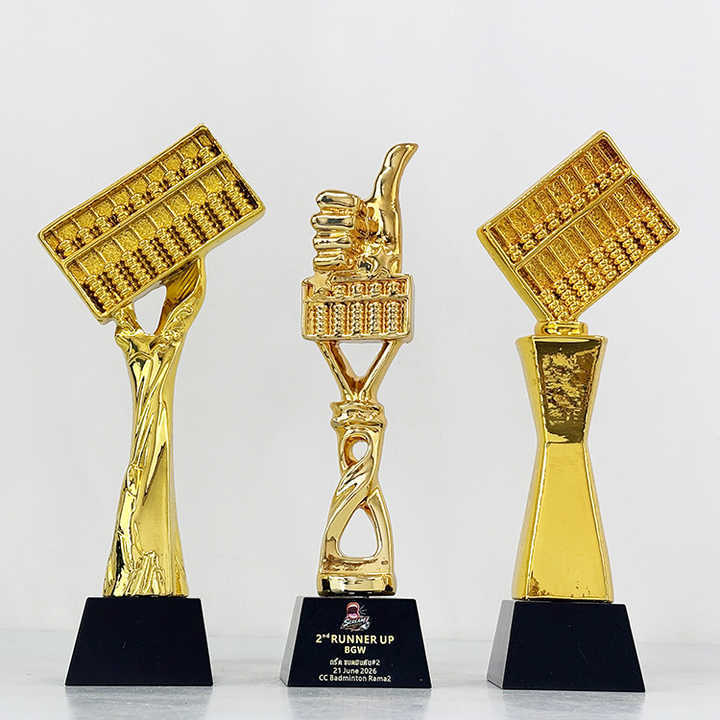 Gold Resin Abacus Thumb up Event Trophy Award MH-LJ0946