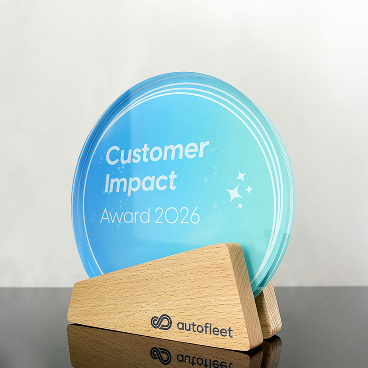 Full Color Printing Round Crystal Glass Awards Plaque Trophy with Wood Base