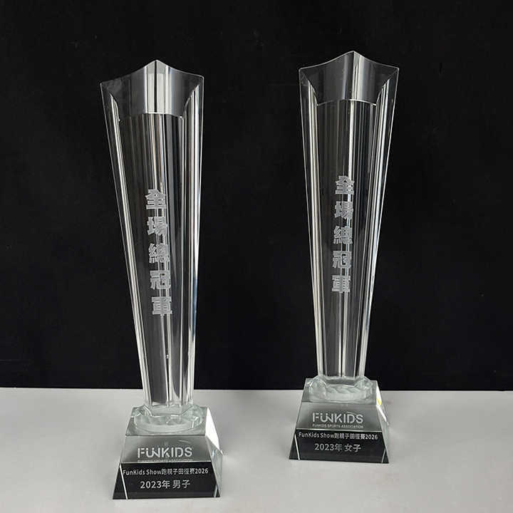 Personalized Crystal Star Glass Plaque Trophy Awards MH-LJ0876