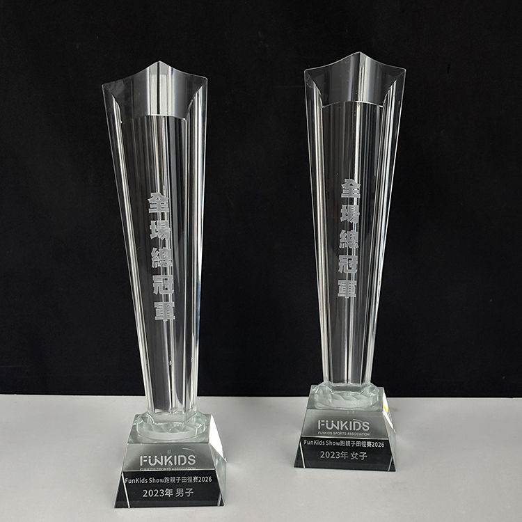 Personalized Crystal Star Glass Plaque Trophy Awards MH-LJ0876