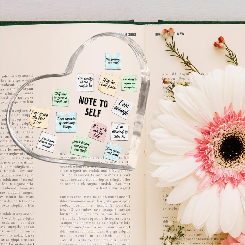 Heart Shaped Acrylic logo Therapy, Mental Health, Printed Decoration, Desktop Art Decoration Consultant