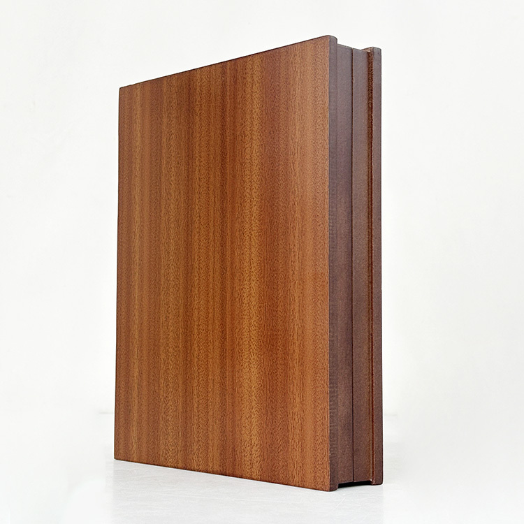 Customized Foldable Wood Book Shape Certificate Box Plaque Award with Gold Plate MH-LJ0857