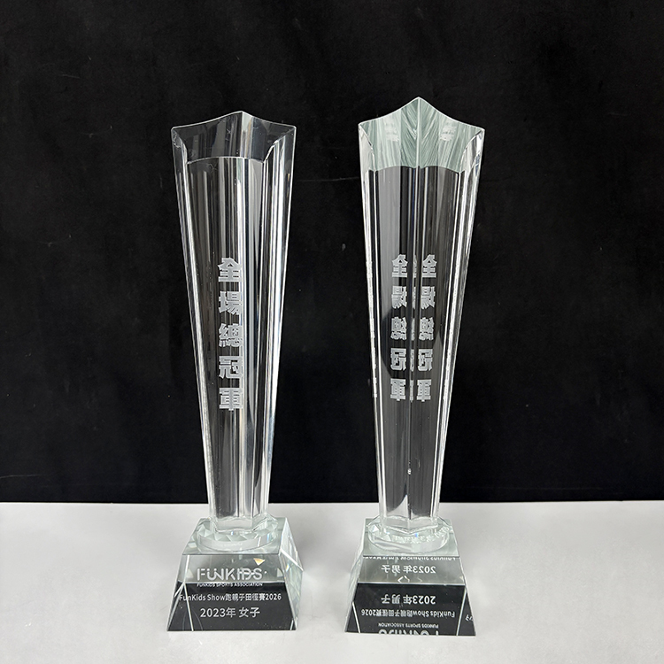 Personalized Crystal Star Glass Plaque Trophy Awards MH-LJ0876