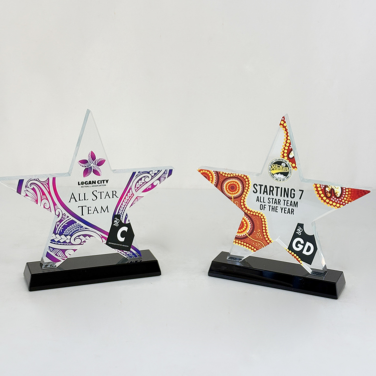 Crystal Star Crystal Trophies with Black Base MH-LJ0816