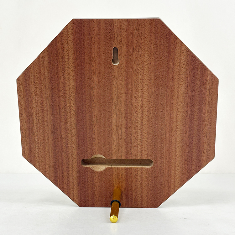 Octagon Wood Certificate with Gold Aluminium Plate Certificate and Awards Customized Wooden Plaque MH-LJ0800