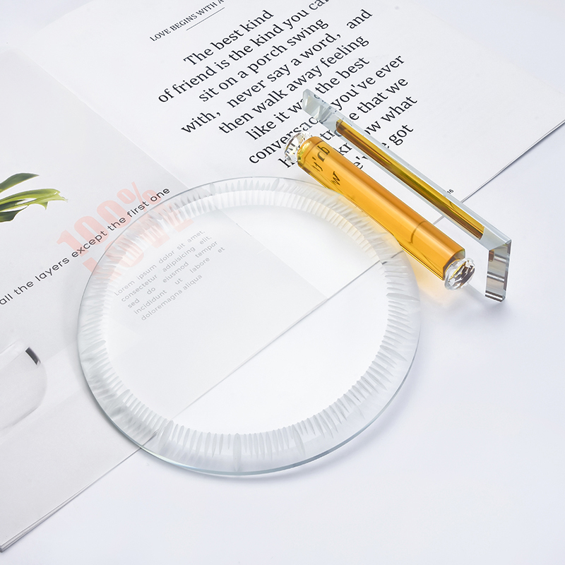 Professional Manufacturer K9 Blank Sublimation Sports Glass Award Crystal Trophy Round Clear Glass Award
