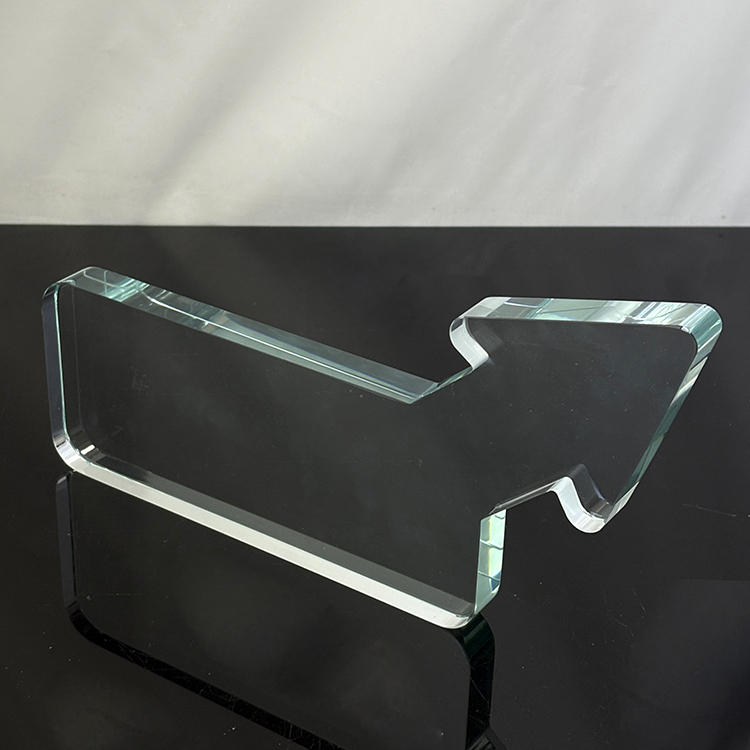 Personalized Arrow Shape Glass Crystal Trophy MH-LJ0813