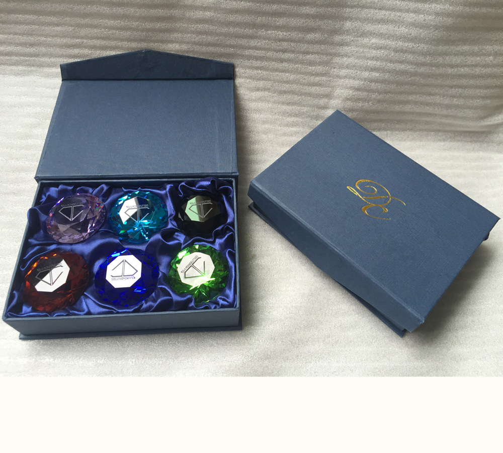 Decorative Glass Diamonds Paperweight MH-9400