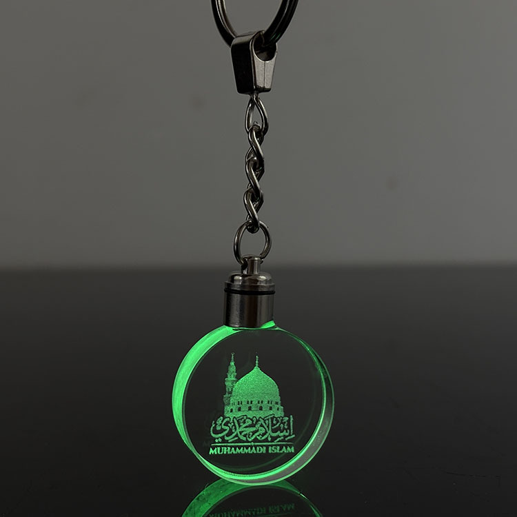 Islamic Medina Crystal Key Chains Islamic Keychain Art Arabic Gift MH-YS0529