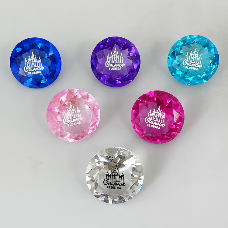 Multi Color Decorative Glass Diamonds Paperweight MH-9520
