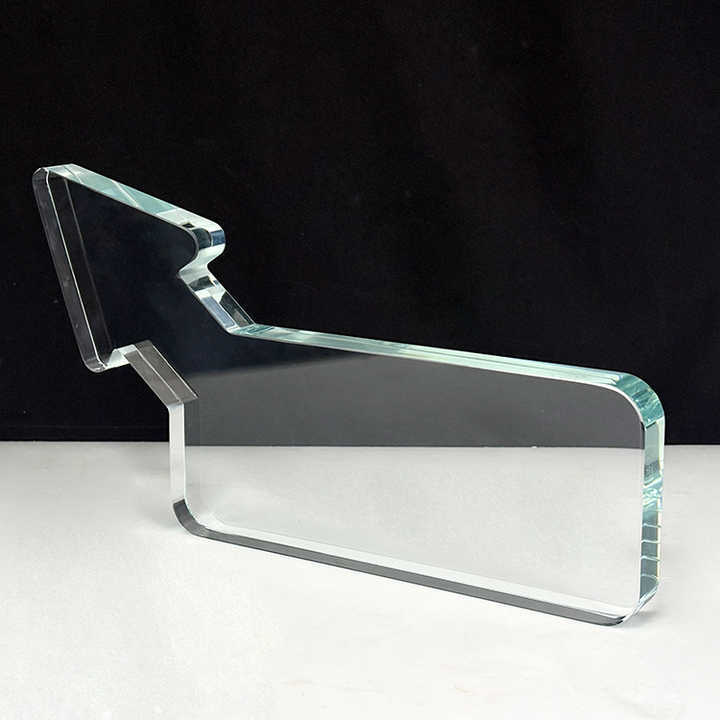 Personalized Arrow Shape Glass Crystal Trophy MH-LJ0813