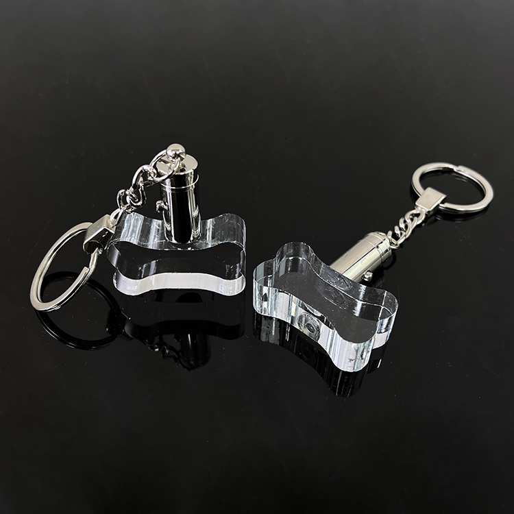 Dog Bone Shape Crystal Crystal Key Chains Keychain Gift MH-YS0520