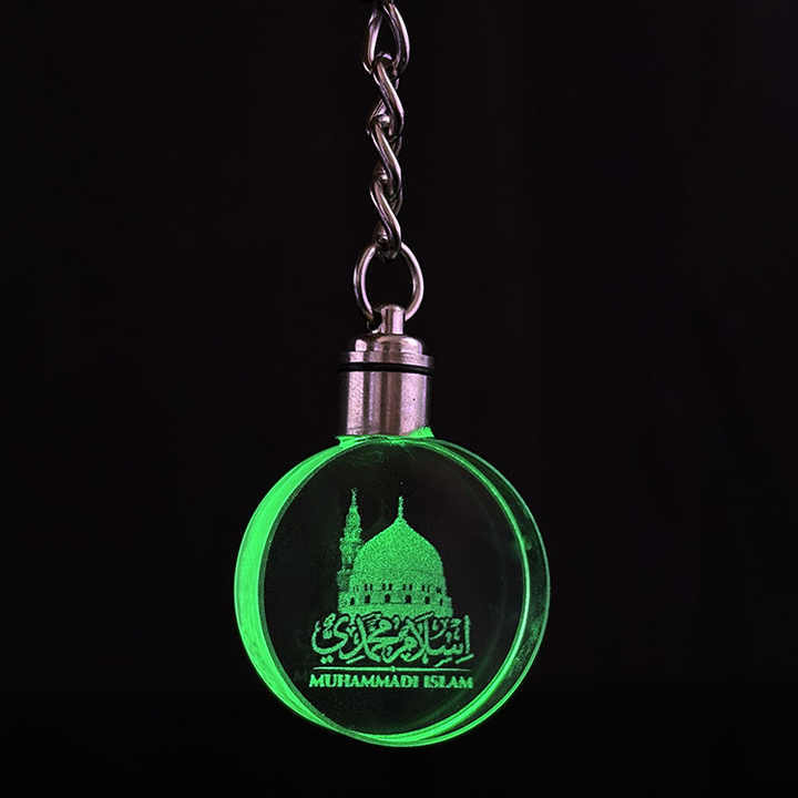 Islamic Medina Crystal Key Chains Islamic Keychain Art Arabic Gift MH-YS0529