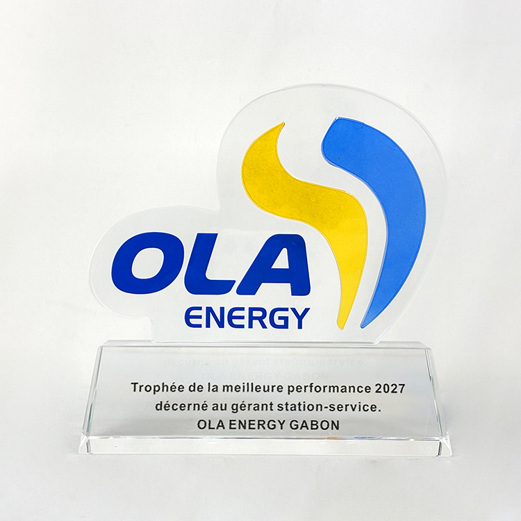 Personalized Customized Shape Glass Crystal Trophy MH-LJ0812