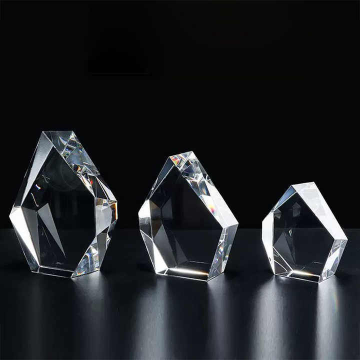 clear K9 Blank Various Sizes Crystal Photo Frame Crystal Iceberg Cube for 2d 3d Laser Engraving Photo MH-F0618
