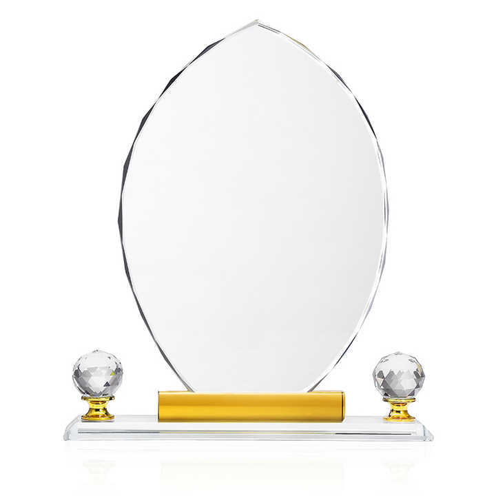 Wholesale Cheap Price Company Annual Meeting Souvenir Transparent Blank Crystal Trophy Awards for Sale