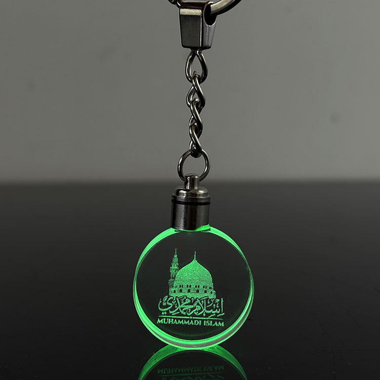 Islamic Medina Crystal Key Chains Islamic Keychain Art Arabic Gift MH-YS0529