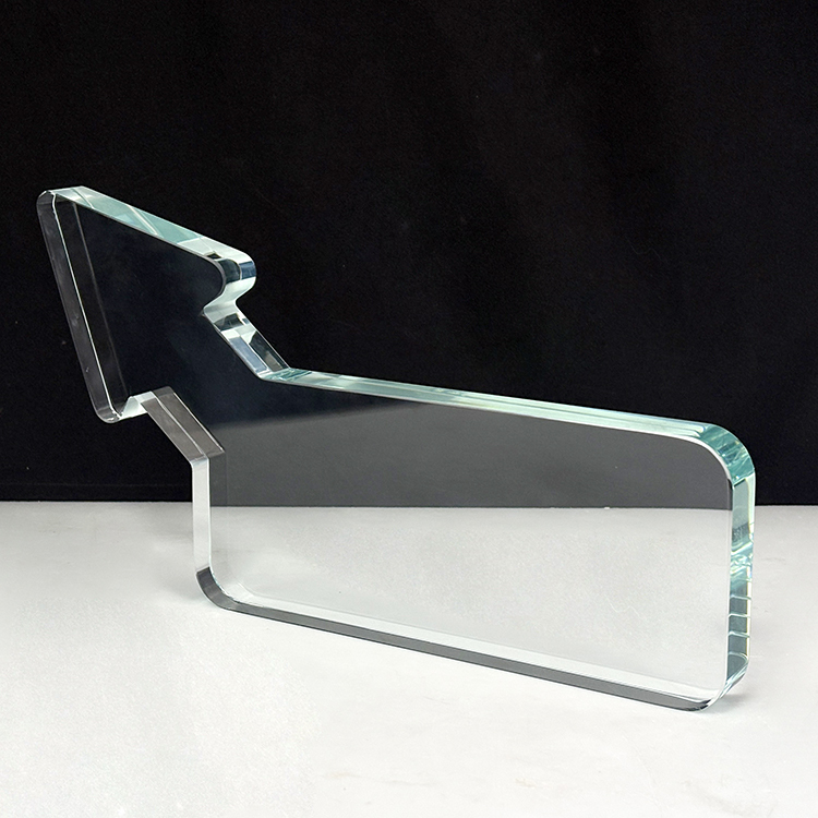 Personalized Arrow Shape Glass Crystal Trophy MH-LJ0813