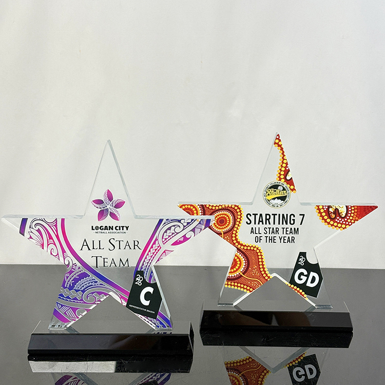 Crystal Star Crystal Trophies with Black Base MH-LJ0816