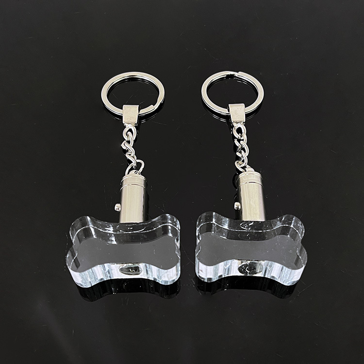 Dog Bone Shape Crystal Crystal Key Chains Keychain Gift MH-YS0520