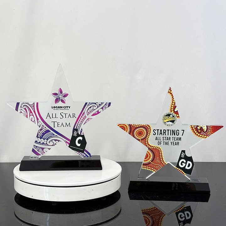 Crystal Star Crystal Trophies with Black Base MH-LJ0816