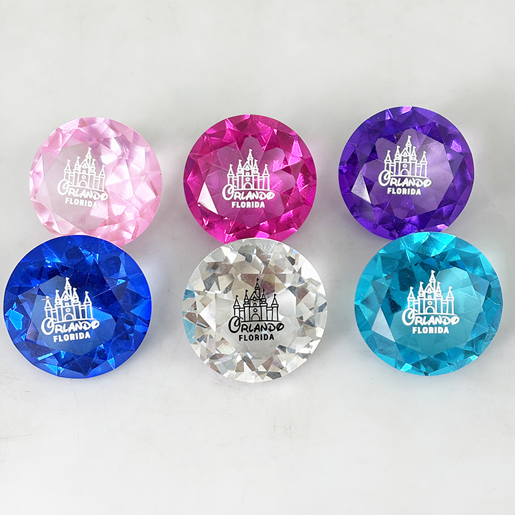 Multi Color Decorative Glass Diamonds Paperweight MH-9520