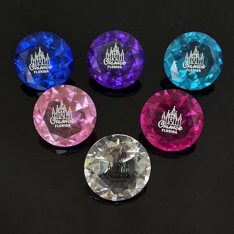 Multi Color Decorative Glass Diamonds Paperweight MH-9520