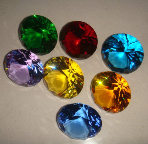 Decorative Glass Diamonds Paperweight MH-9400