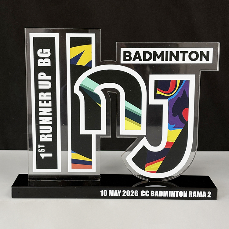 Personalized Acylic Trophy with Black Crystal Base MH-LJ0313