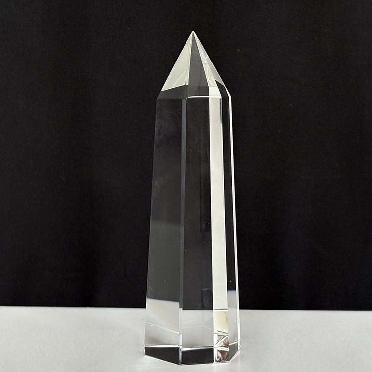 Blank Obelisk Crystal Glass Block Paperweight MH-F0701