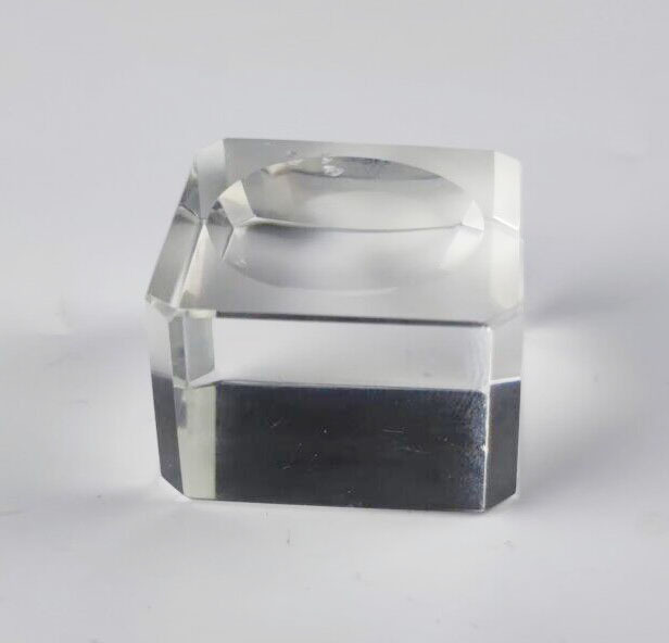 Clear Crystal square Base Stand for Ball or Globe MH-Q0244