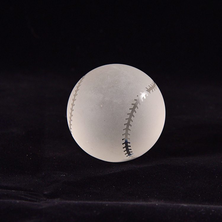Glass Clear Crystal Baseball Softball for Sports Events MH-Q0253