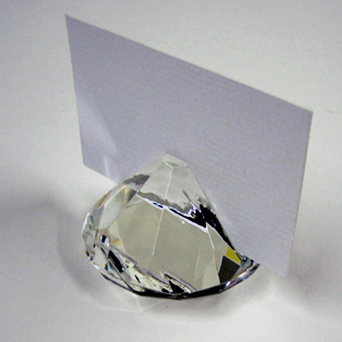 Wedding Clear Crystal Diamond Card Holder for Table Decoration MH-B0267