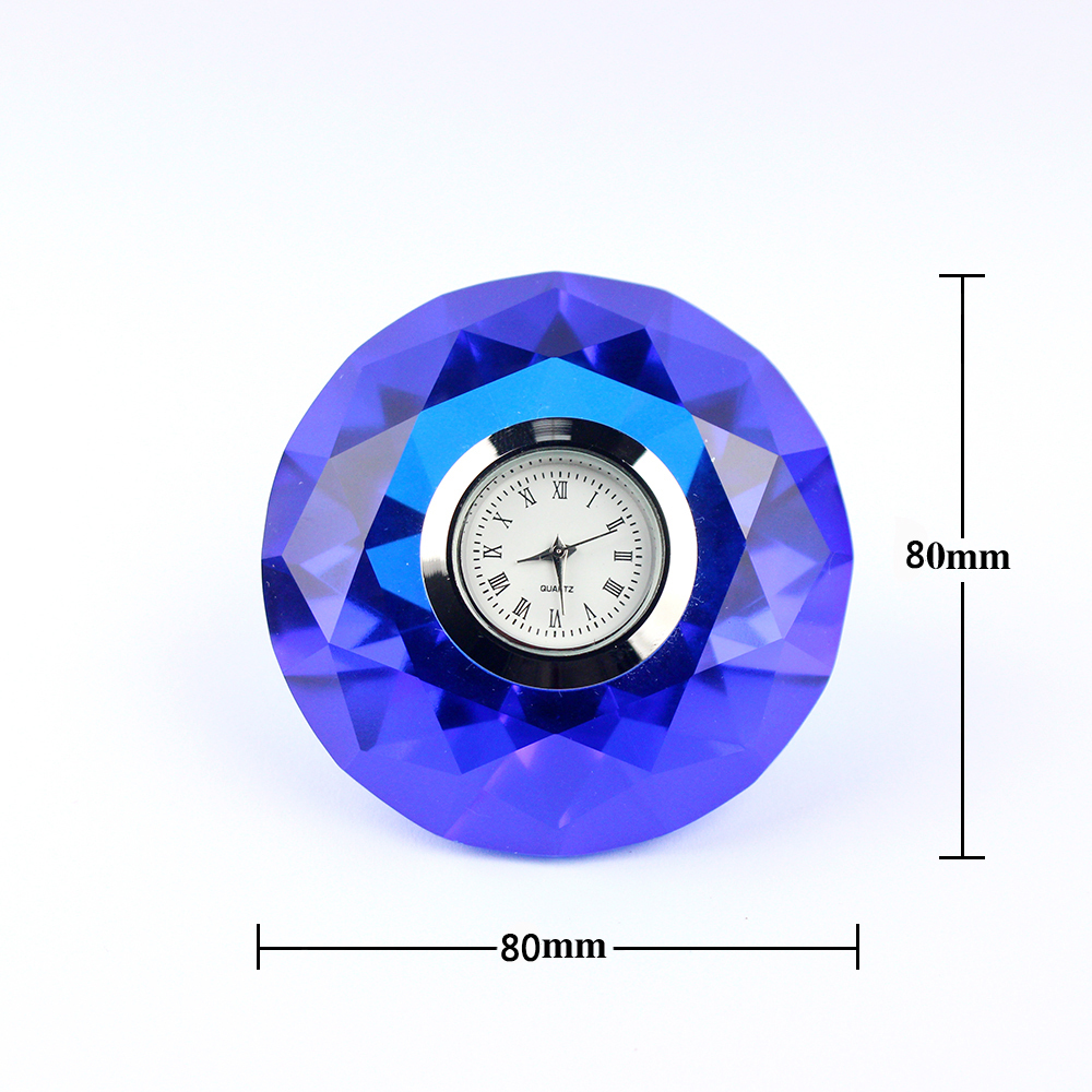 Wedding Souvenirs for Guests Custom Crystal Diamond Clock