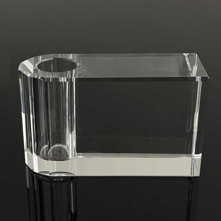 Clear Crystal Glass Pen Holder MH-B0400