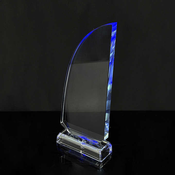 Blank Crystal Trophy with Light Base MH-LJ0701