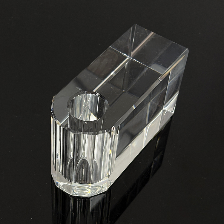 Clear Crystal Glass Pen Holder MH-B0400