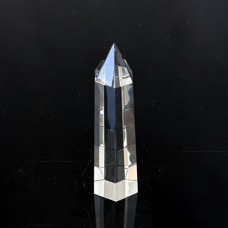 Blank Obelisk Crystal Glass Block Paperweight MH-F0701