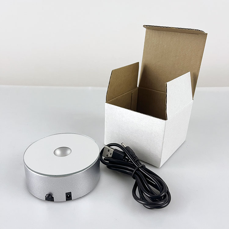 Plastic Round Led Base Led Light Base for Battery for Crystal Ball or Globe MH-Q0256