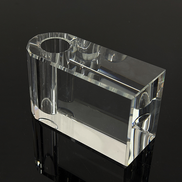 Clear Crystal Glass Pen Holder MH-B0400