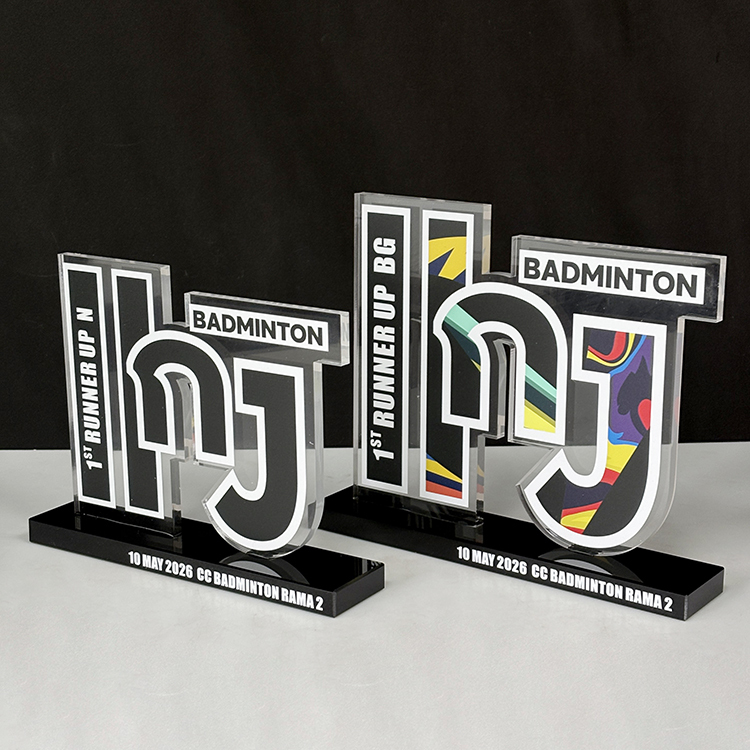 Personalized Acylic Trophy with Black Crystal Base MH-LJ0313