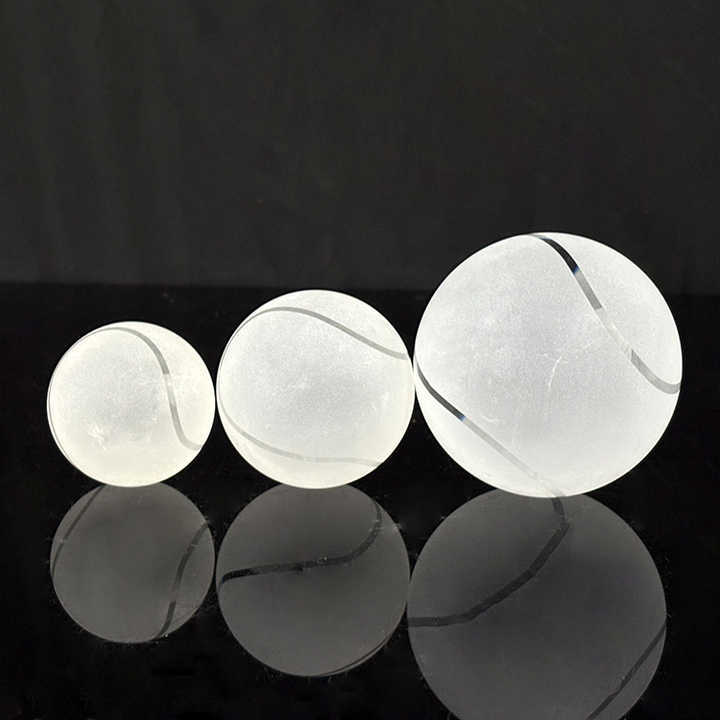 Optical Crystal  Glass Tennis Ball for Sports Events MH-Q0254