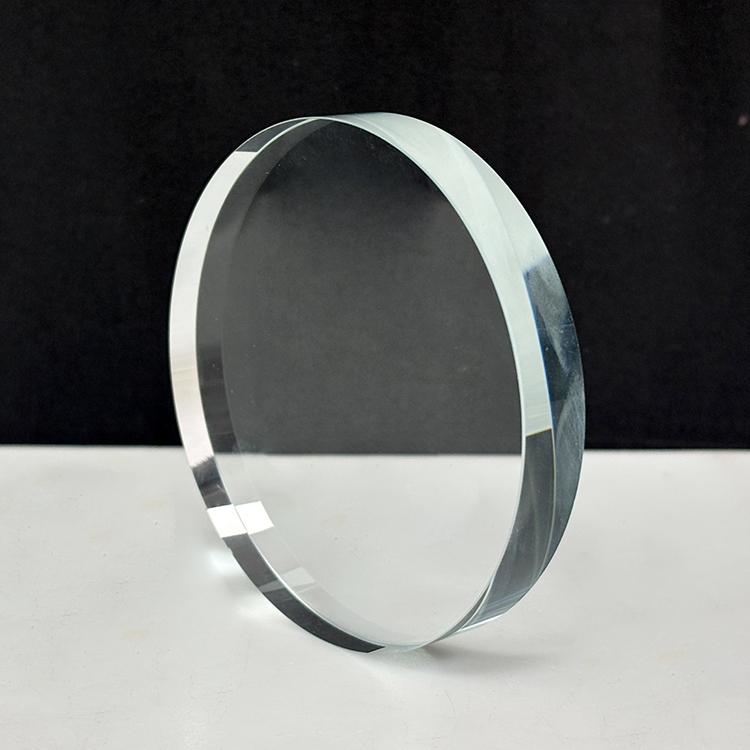 Blank Clear Round Shape Crystal Disc Paperweight MH-F0703