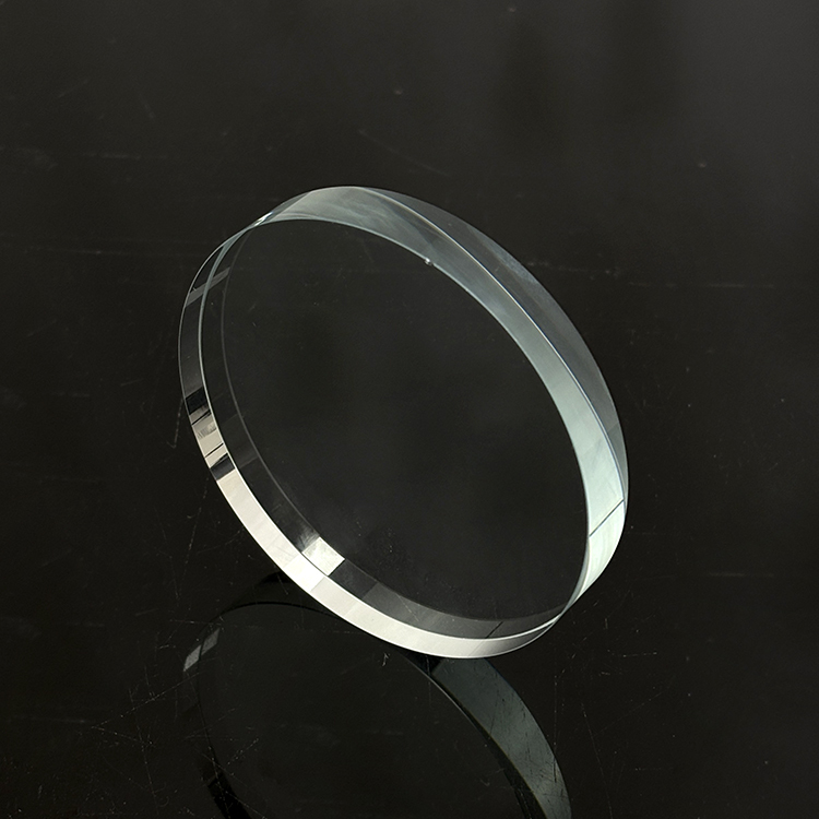 Blank Clear Round Shape Crystal Disc Paperweight MH-F0703