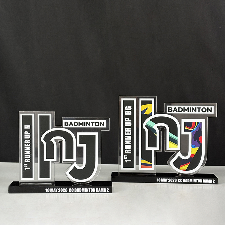 Personalized Acylic Trophy with Black Crystal Base MH-LJ0313